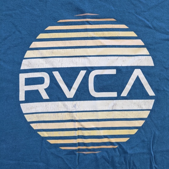 RVCA Graphic Logo Shirt Men's Medium - Picture 2 of 8